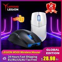 เมาส์สำหรับเล่นเกมส์ไร้สาย Lenovo LEGION M500น้ำหนัก10000DPI 88G เซ็นเซอร์เล่นเกม PMW3325DB ไร้สาย2.4Ghz สำหรับ Windows 7/8/10/11