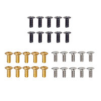 【cw】10 Pieces 35 Way Guitar Switch Mounting Screws Tuners Gear Screws for Strat Guitar Switch Replacement Partshot