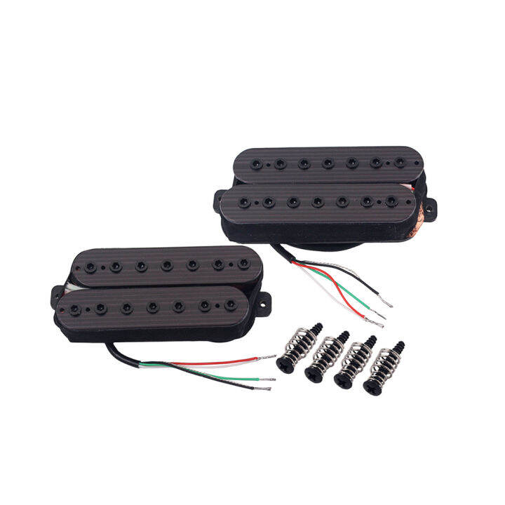7 strings fiber alnico v neck and Bridge Pickup Humbucker Guitar