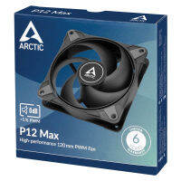 ?️ ARCTIC P12 Max Fan Case 3300 RPM ขนาด 120mm พัดลมคอมพิวเตอร์สุดเย็น ปรับความเร็วได้ ให้ประสิทธิภาพสูง ?️