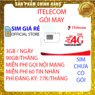 Sim 4G Vina gói 3GB ngày (90GB tháng) + Miễn phí gọi nội mạng Vinaphone - Giống như sim 4G Vinaphone VD89P (VD89 Plus) - Shop Sim Giá Rẻ thumbnail