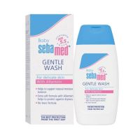 SEBAMED BABY GENTLE WASH pH5.5 (200ML) ครีมอาบน้ำสำหรับเด็ก (200มล) เบบี้ ซีบาเมด เจนเทิล วอช (200ML)