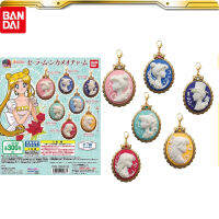 Bandai-Gashapon Sailor Moon Cameo Charme,อะนิเมะรูปการกระทำ,ชิบะ,Mamoru, Princesa Seridade,Modelo Pingente, Coletar