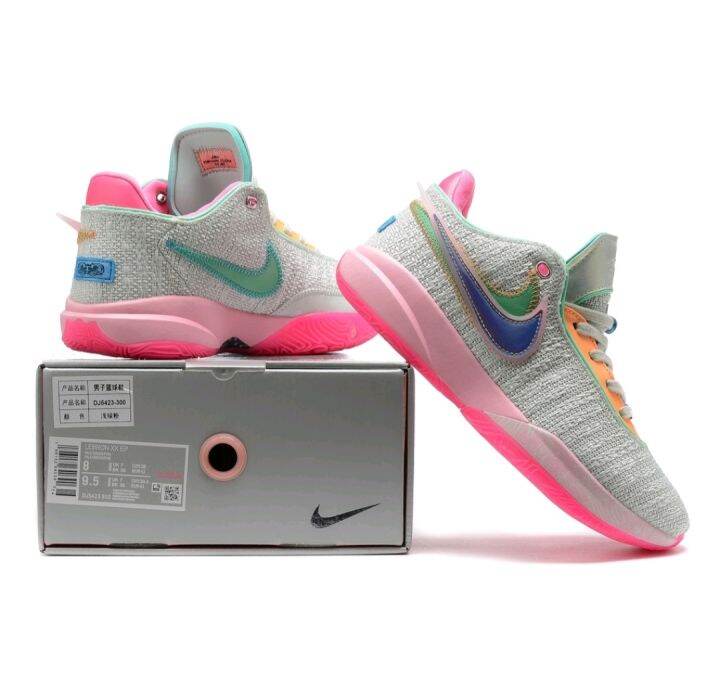 Lebron 20 Basketball Shoes LEGIT UA PAIR with box, socks and nike paper