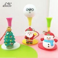 Christmas Golf Tees Hanger Golf Accessories Tee Handmade Christmas Gifts  Claus Snowman and Tree Golf Gift For Kids Children Towels