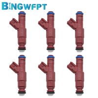 6X High Quality Nozzles for JEEP GRAND CHEROKEE 99-04 WRANGLER 99-04 CHEROKEE 99-01 4.0L I6 3S4G-AB 0280156161 Fuel Injector