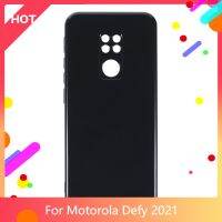 【16- digits】 Defy 2021 Case Matte Soft Silicone TPU ฝาหลังสำหรับ Motorola Defy 2021เคสโทรศัพท์ Slim Shockproof