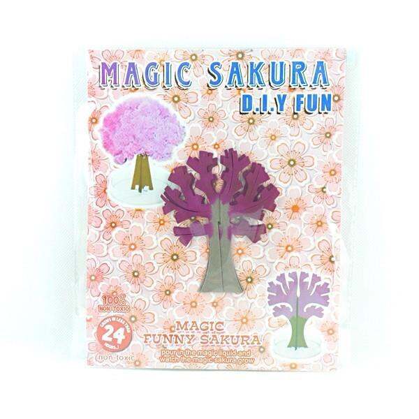 2020-9x8cm-coolthumbsupmagic-japanese-sakura-tree-brand-new-made-in-japan-pink-magic-decorative-toy-growing-paper-trees-toys