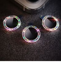 【cw】 Colorful Star Sequin Mirror Camera Lens Cover Glass For IPhone 13 Pro Max Camera Screen Protector for IPhone 13 Protective Glass 【hot】 !