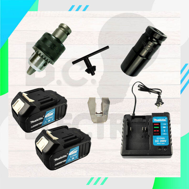 makita-บล็อกไร้สาย-229v-แปลงเป็นสว่านได้-มอเตอร์บัสเลส-brushless-งานเทียบ-รับประกันสินค้า-1-ปี