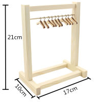 BJD Blyth doll Furniture Accessories Wooden Shelf and clothes Hanger