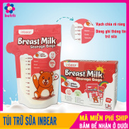 Túi Trữ Sữa Inbear, Túi Đựng Sữa Mẹ Loại 200mlCó Vòi Chắt Tiện Lợi
