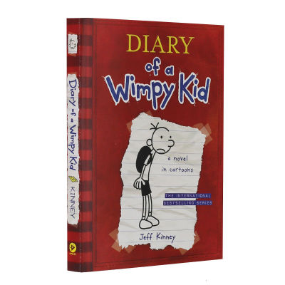 Kid S Diary 1ภาษาอังกฤษต้นฉบับอเมริกันรุ่นDiary Of A Wimpyหนังสือเด็ก1หนังสือเด็กJeff Kinney Jeff Kinney Kubao Diaryหนังสือนิทานภาษาอังกฤษสำหรับเด็กอายุ7-12ปี