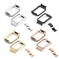 Smartwatch Metal Shell Protector Case Replacement Frame Bumper Strap Connector Adapters For Xiaomi Mi band 7 pro Watch Accessory