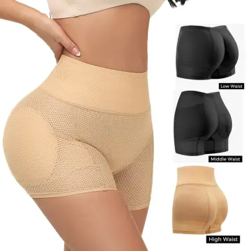 Women's Butt Lifting Underwear With Padded Butt, Low-Waist Sexy Lace Body  Shaper Panties