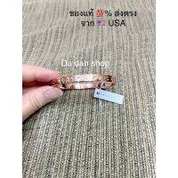 ?พร้อมส่ง?กำไลข้อมือ โค้ช สีทองโรสโกลด์ลาย C ประดับเพชรสวยมาก