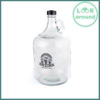 WAS Carboy Glass 4L วอสขวดหมักเบียร์ทรงคาวบอยแก้วใสจุ 4 ลิตร เก็บเงินปลายทาง