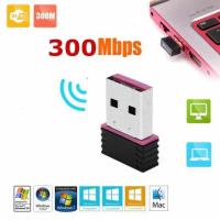 ใหม่ล่าสุด! USB ตัวรับ WIFI 300Mbps ตัวรับสัญญาณไวไฟรับไวไฟความเร็วสูง USB 2.0 Wireless Wifi Adapter