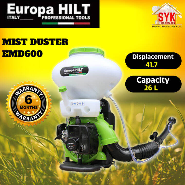 SYK Europa Hilt EMD600 Mist Duster Backpack Mist Blower Machine Sprayer