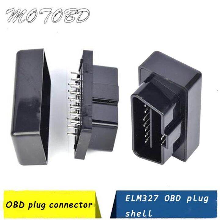 Mini Obdii 16pin Angle Connector 16 Pin Obd2 Connector Obd 2 Elm 327 ...