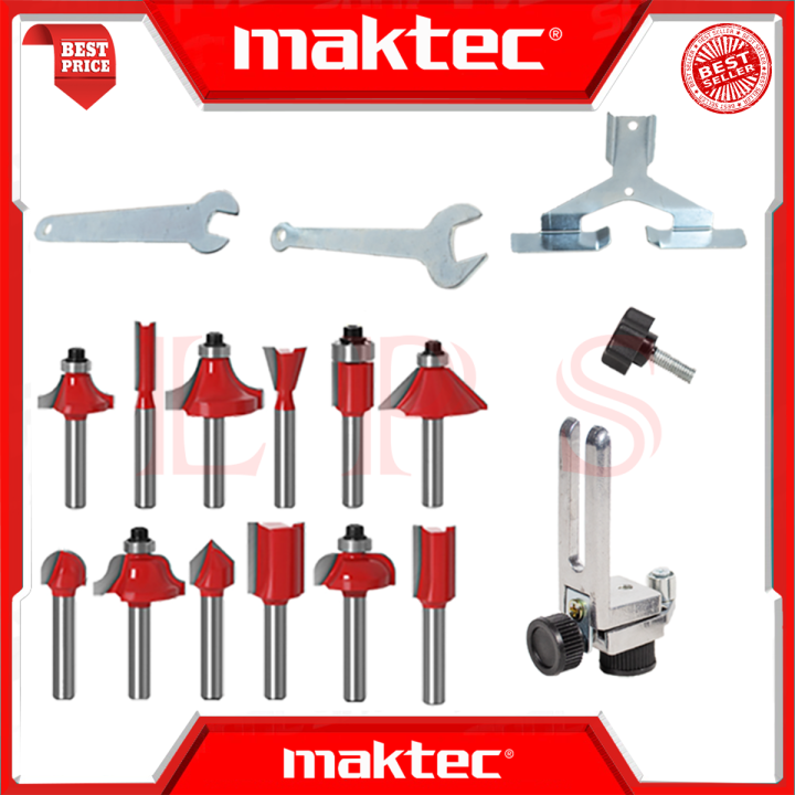 maktec-trimmer-เครื่องเซาะร่อง-ทริมเมอร์-ชุดดอกทริมเมอร์-12ดอก-เร้าเตอร์-รุ่น-mt370-งานไต้หวัน-aaa-การันตี