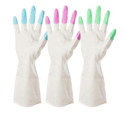 Kitchen Cleaning Waterproof Rubber Gloves Durable Household Laundry Dishwashing Gloves Kitchen Gloves Wash Dishes Safety Gloves