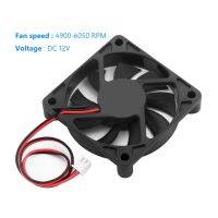 Cooling Fans 12V 60MM X 10MM Computer Brushless 2-pin 30cm Length Cable CPU Sink Cooler