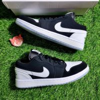 2023 HOT Original ΝΙΚΕ Ar J0dan 1 Low Black White Diamond Men Fashion Basketball Shoes Trendy Sports Shoes (Free Shipping))