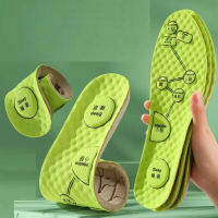 Inserts Deodorant Shoe Pads Sweat-absorbing Deodorant Insole Soft Breathable Women Foot Acupressure Insole