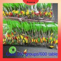 PROMISE 600pcs 100 Groups อุปกรณ์เสริมสายแท็กเกิล ตัวหยุดทุ่นตกปลา อุปกรณ์สำหรับตกปลา ลอยลอยได้ ถั่วยาง ทนทานต่อการใช้งาน สีสันสดใส ถั่วอวกาศ ทะเลสาบแม่น้ำทะเล