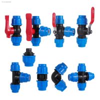 ❖✖ 20/25/32/40/50mm PVC PE Tube Tap Water Splitter Plastic Quick Valve Connector Garden Agriculture Irrigation Water Pipe Fittings