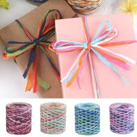 DIY Raffia Paper Ribbon 200 cm Decoration Wedding Rope Ribbon for Natural Paper Twine Gift Party Easter Packing Craft Wrapping Gift Wrapping  Bags