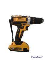 [[ส่งฟรี ไม่ต้องใส่โค้ด]]  DEWALT สว่านไร้สาย 149V. พร้อมชุดดอก รุ่น  เจาะเหล็ก ไม้ แรงดันไฟฟ้า18 V ปรับได้ 2 สปีด