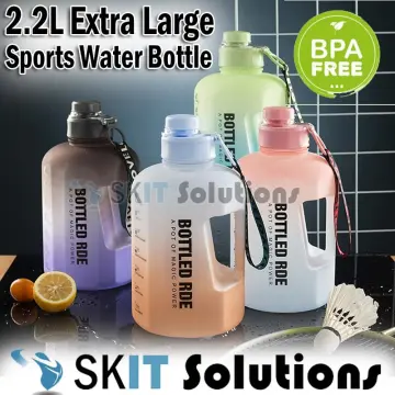 BOTTLED JOY 2.5L Water Bottle, BPA Free Large Water Bottle Hydration with  Motivational Time Marker Reminder Leak-Proof Drinking Big Water Jug for  Camping Sports Workouts and Outdoor Activity 