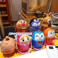 Japan imported Anpanman Museum limited popcorn bucket snack miscellaneous storage with strap