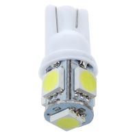 ชิปชิ้น5050ไฟ LED T10 10 W5W หลอดไฟสีขาวหลอดไฟ5-SMD