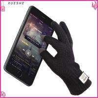 XUESHE Soft Winter Warm Smart Phone Tablet Touch Screen Gloves Thicken Knitted Gloves Full Fingers