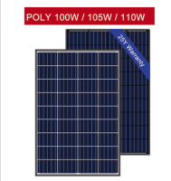 แผงโซล่าเซฃล์ เกรด A โพลี 110 Watt 2 แผ่น Authorized Solar Module 36 cells POLY-crystalline 110 Watt รุ่น MW-JD-P110-2