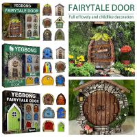 [AMO Garden Decoration]ตกแต่งสวน Fairy Door Garden Tree Decoration Wooden Miniature Dwarf Decoration Fairy Door