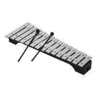 15-Note ไซโลโฟน Glockenspiel ฐานไม้แถบอลูมิเนียมพร้อมค้อนเครื่องตีเครื่องดนตรีของขวัญพร้อมกระเป๋าหิ้ว