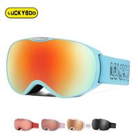 LUCKYBOO Kids Ski Goggles Double Anti-fog Children 3-8 Years Old Glasses Snow Eyewear Outdoor Sports Girls Boys Snowboard Skiing