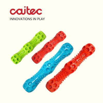 CAITEC Dog Toys Squeaking Stick Floatable Springy Suitable for Tossing and Chasing Very Soft Pet Toy 2 Sizes Available