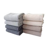 4 Pieces Waffle Weave Cotton Kitchen Towel 45x65cm Large Dinner Plate Hand Towel Cloth Napkins Ultra Soft Absorbent Dish Rags Dish Cloth  Towels