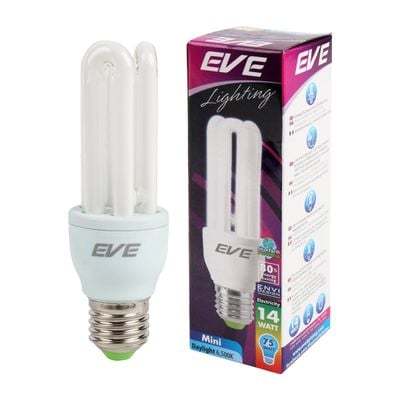 "ถูกชัวร์"หลอดประหยัดไฟ EVE LIGHTING รุ่น 14W/DL ขนาด 14 วัตต์ สี DL*ส่งด่วนทุกวัน*