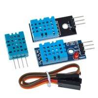 MIDDLE 5pcs สำหรับ A rduino T/h พร้อมสายเคเบิล เซ็นเซอร์วัดความชื้น เซ็นเซอร์อุณหภูมิดิจิตอล ไฟแสดงสถานะ LED โมดูล DHT11