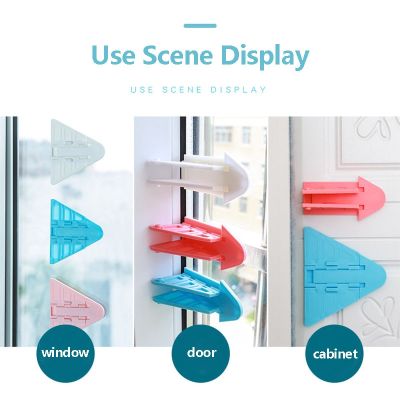 5pcs Baby Safety Lock Sliding Door Window Safety Locks Cabinet Sash Stopper Anti-theft Lock Newborn Baby Security Care Products