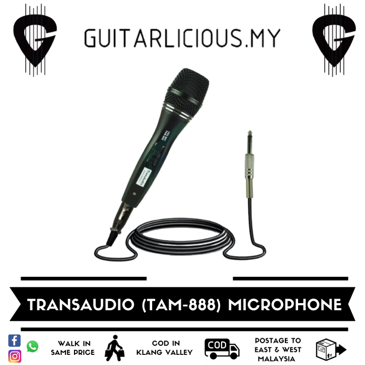 Transaudio (TAM888) Dynamic Microphone Lazada