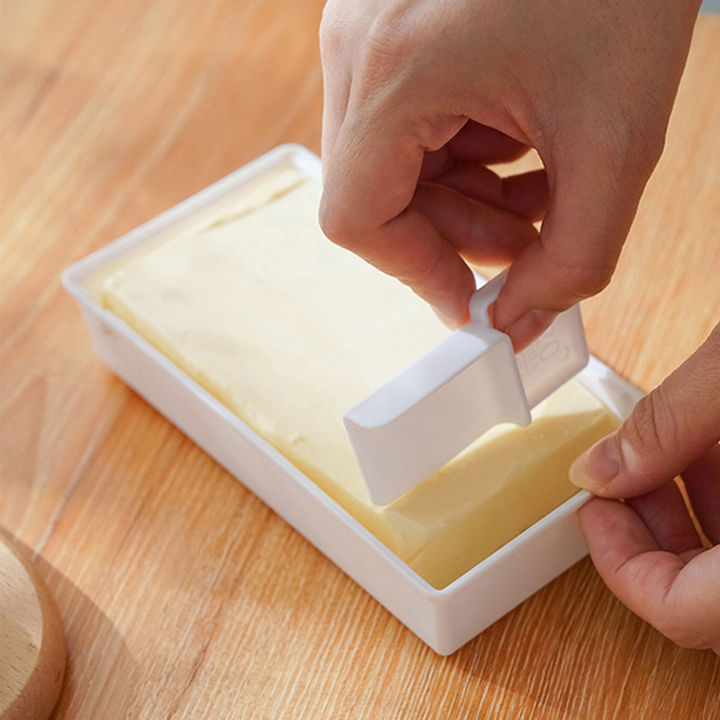 เนยกล่องพลาสติกถนอมอาหาร-bpa-free-unbreakable-butter-keeper-ของขวัญสำหรับเพื่อนลูกแบดมินตันทนทานคุณภาพสูงสมาชิกในครอบครัว