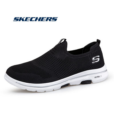 SKECHERS_ Gowalk 5 - Sparrow Men Shoes รองเท้าลำลองผู้ชาย ULTRA GO NEW รองเท้าลำลองผู้ชาย Mens Shoes Go Walk Series Mens Casual Shoes 289981-NAT