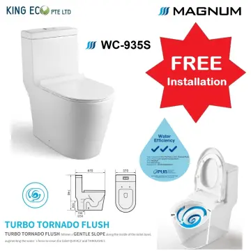 Baron W888 1 piece toilet bowl with Geberit Flushing/ Soft Closing